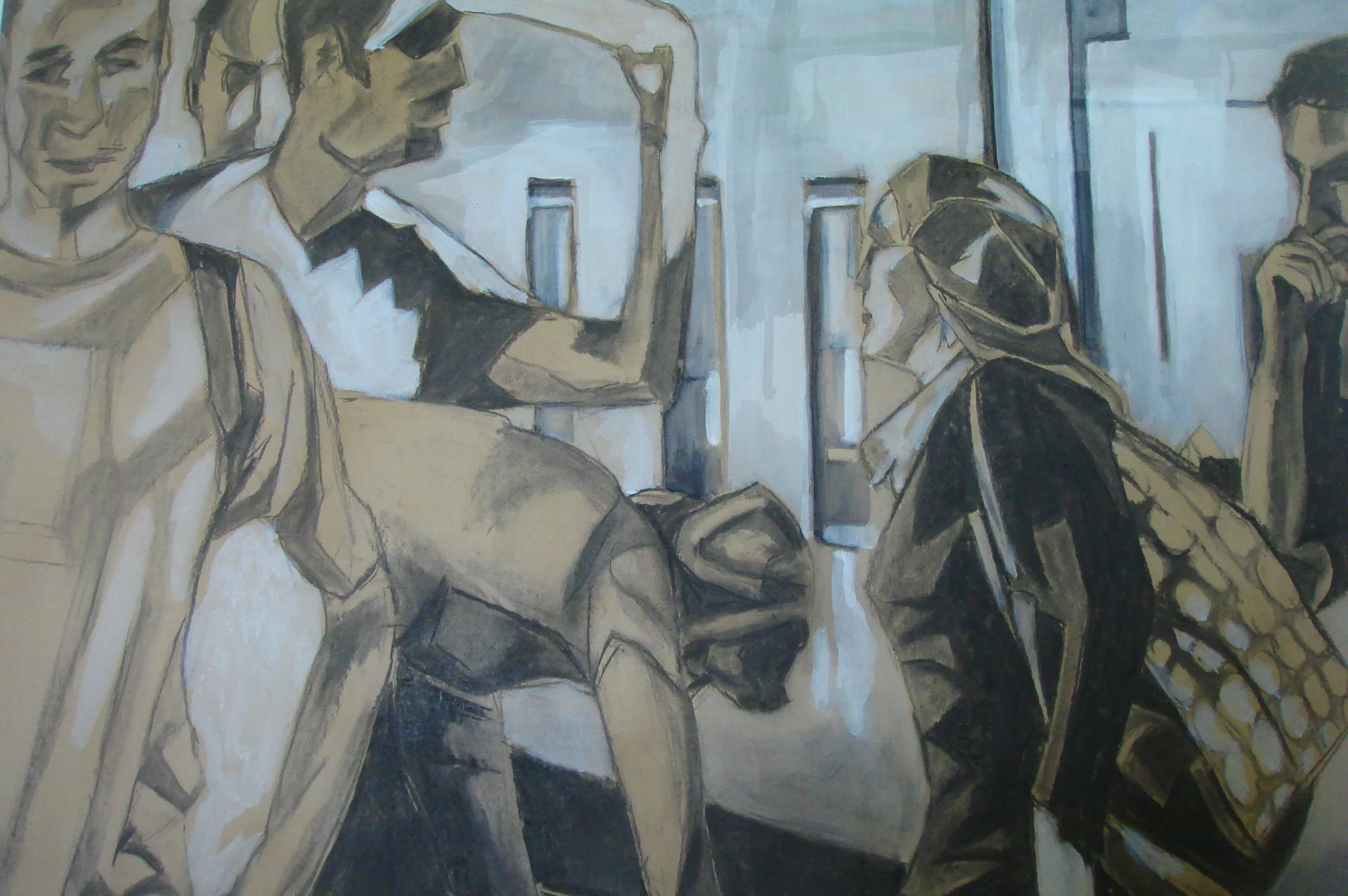 Femme au sac à pois